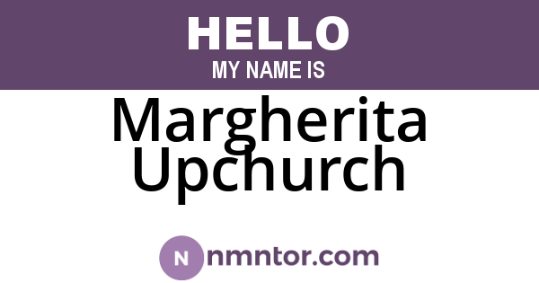 Margherita Upchurch