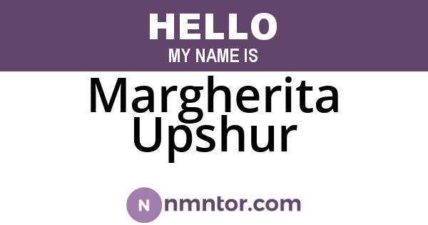 Margherita Upshur