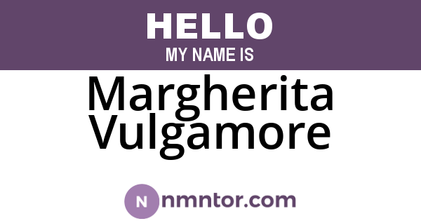 Margherita Vulgamore