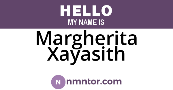 Margherita Xayasith