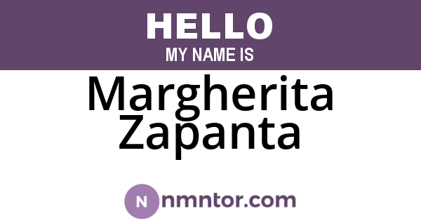 Margherita Zapanta