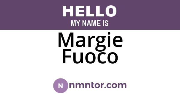 Margie Fuoco