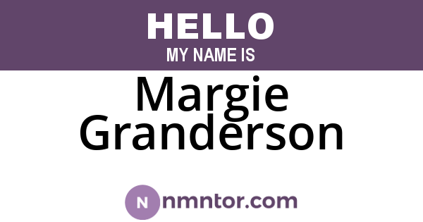 Margie Granderson