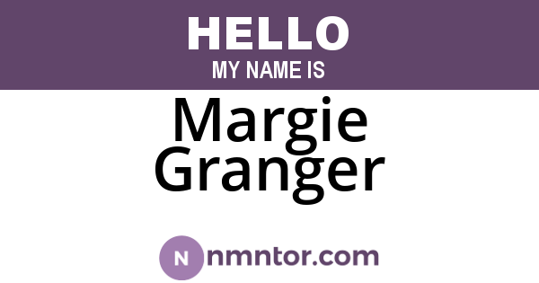 Margie Granger