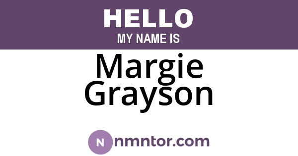 Margie Grayson