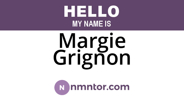 Margie Grignon