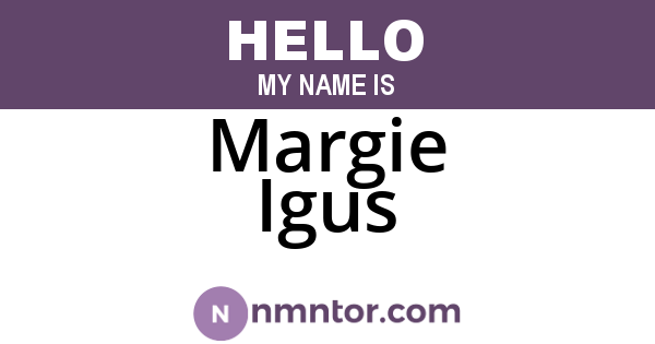 Margie Igus