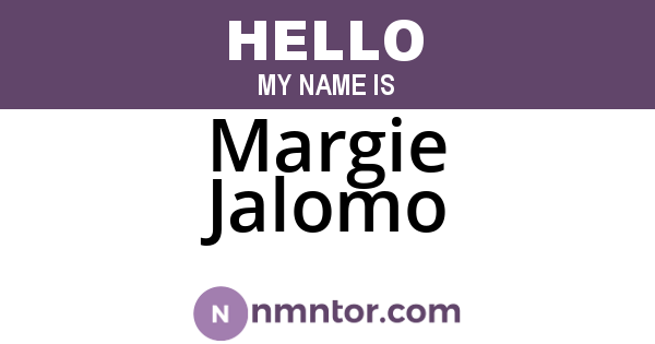 Margie Jalomo