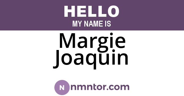 Margie Joaquin