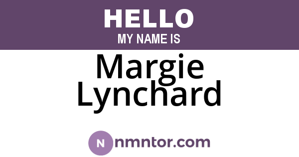 Margie Lynchard