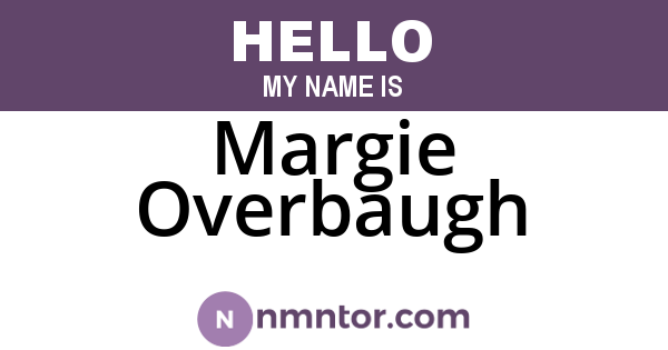 Margie Overbaugh