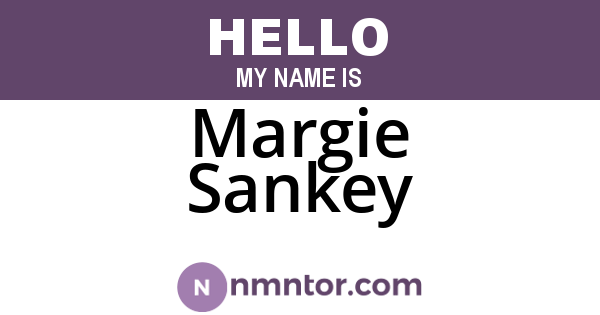 Margie Sankey