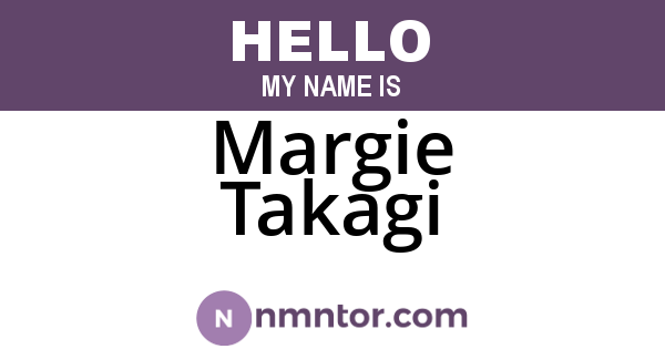 Margie Takagi