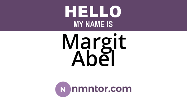 Margit Abel