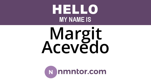 Margit Acevedo