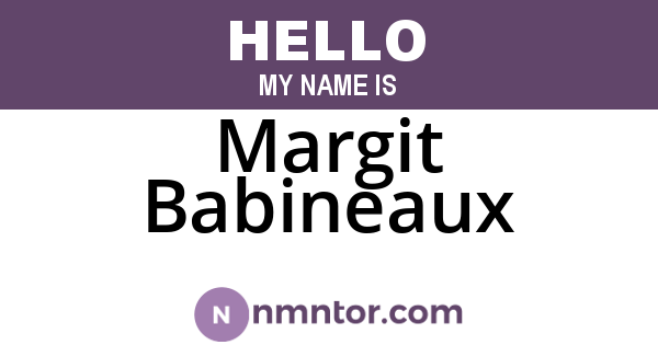 Margit Babineaux