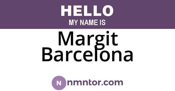 Margit Barcelona