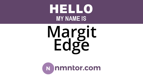 Margit Edge