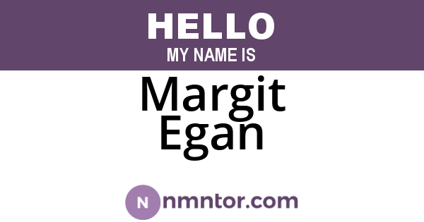 Margit Egan