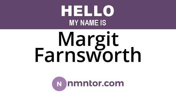 Margit Farnsworth