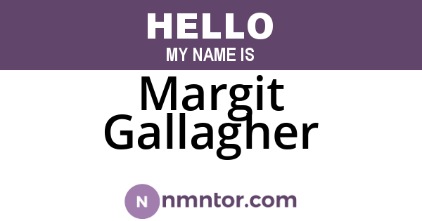 Margit Gallagher