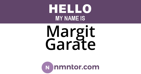 Margit Garate