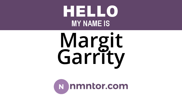 Margit Garrity