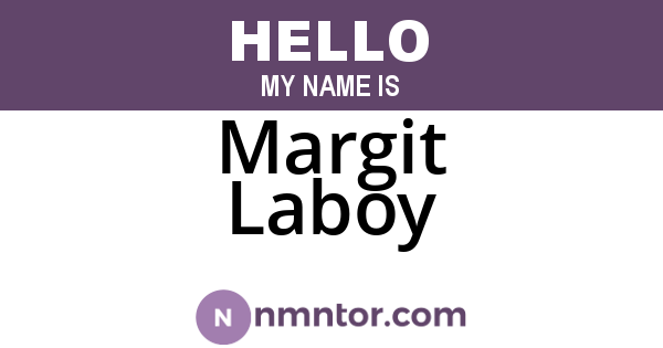 Margit Laboy