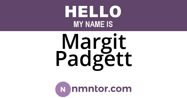 Margit Padgett