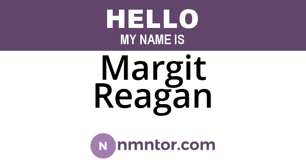 Margit Reagan