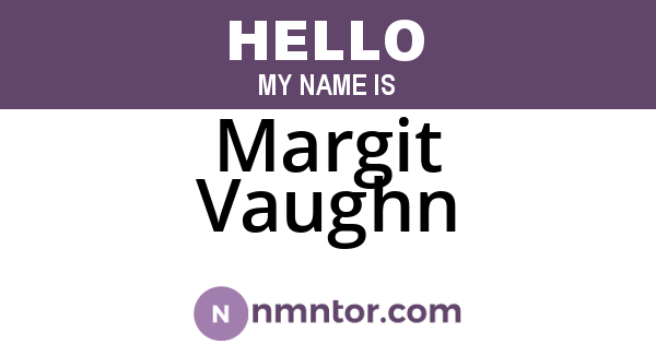 Margit Vaughn