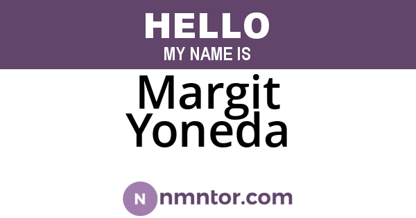 Margit Yoneda