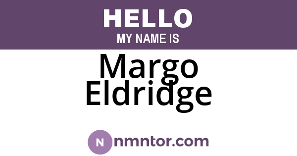 Margo Eldridge