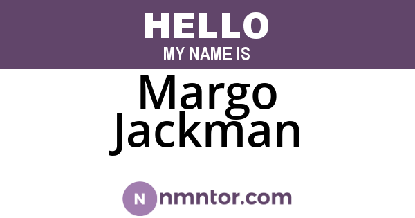 Margo Jackman