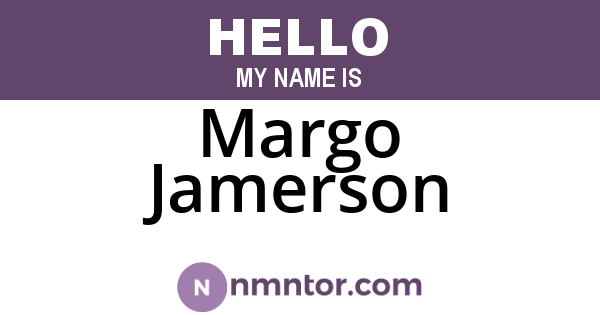 Margo Jamerson