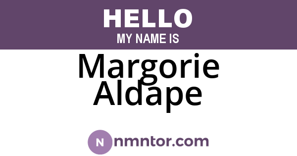 Margorie Aldape