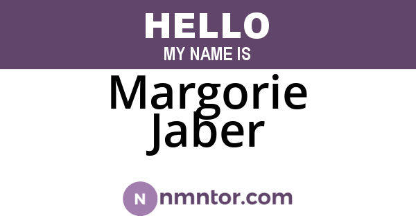 Margorie Jaber
