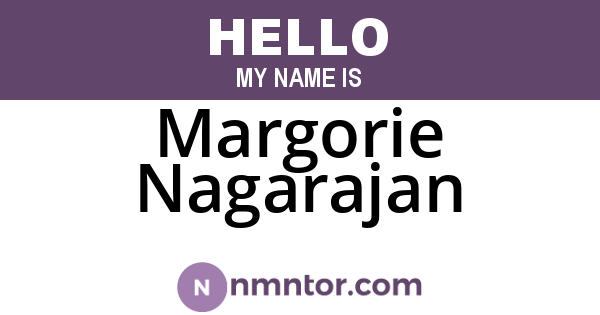 Margorie Nagarajan
