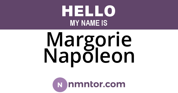 Margorie Napoleon
