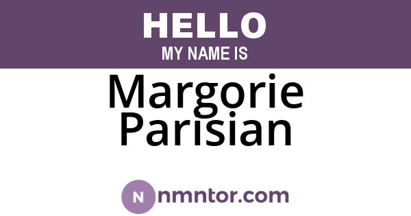 Margorie Parisian