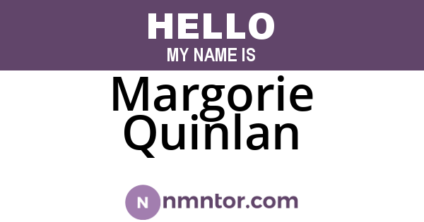 Margorie Quinlan