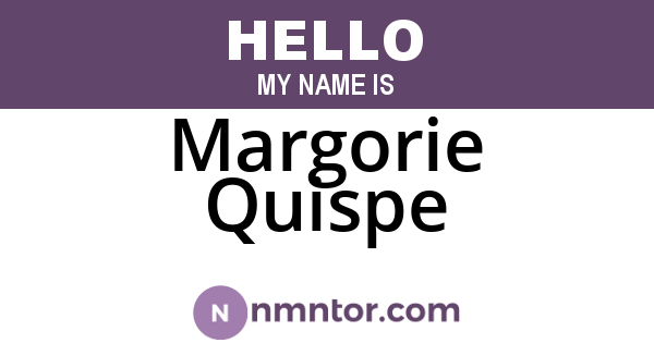 Margorie Quispe