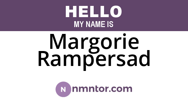 Margorie Rampersad
