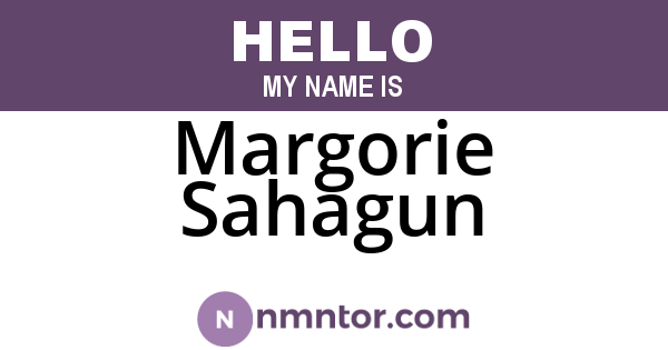 Margorie Sahagun