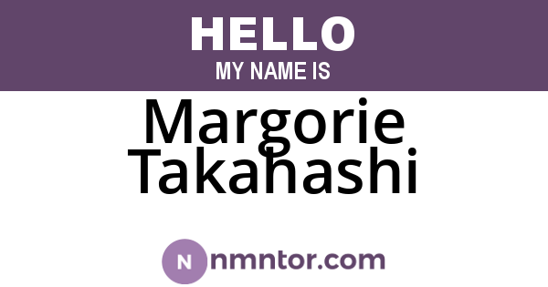 Margorie Takahashi