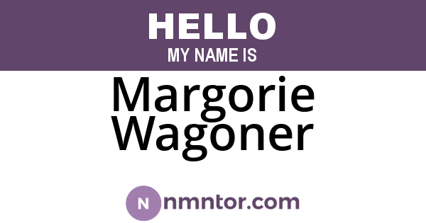 Margorie Wagoner