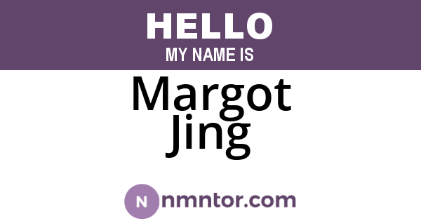 Margot Jing