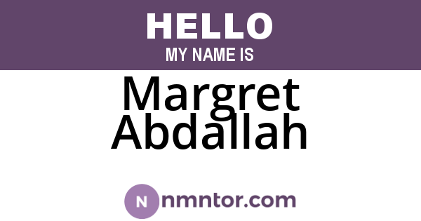 Margret Abdallah