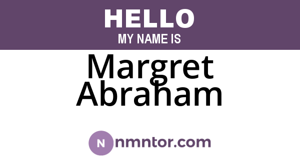 Margret Abraham