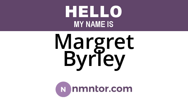Margret Byrley